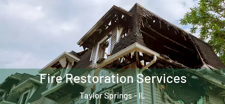  Fire Restoration Services Taylor Springs - IL